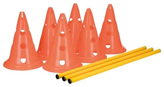 Trixie Dog Activity Hinderset Ø 23 x 30 cm 78 cm Orange & Gul
