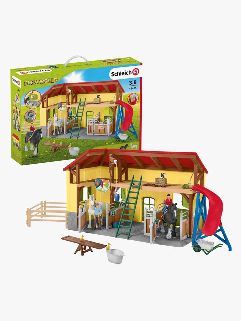 Schleich 42485 Farm World Lekset Häststall