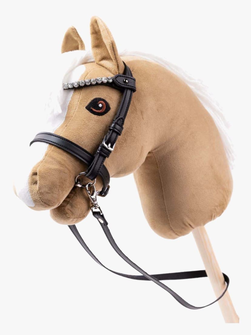 My Hobby Horse Träns med Silversten, Svart